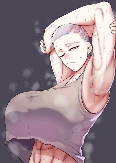 落書き。超ベリーショート眉無し爆乳柔道耳。 