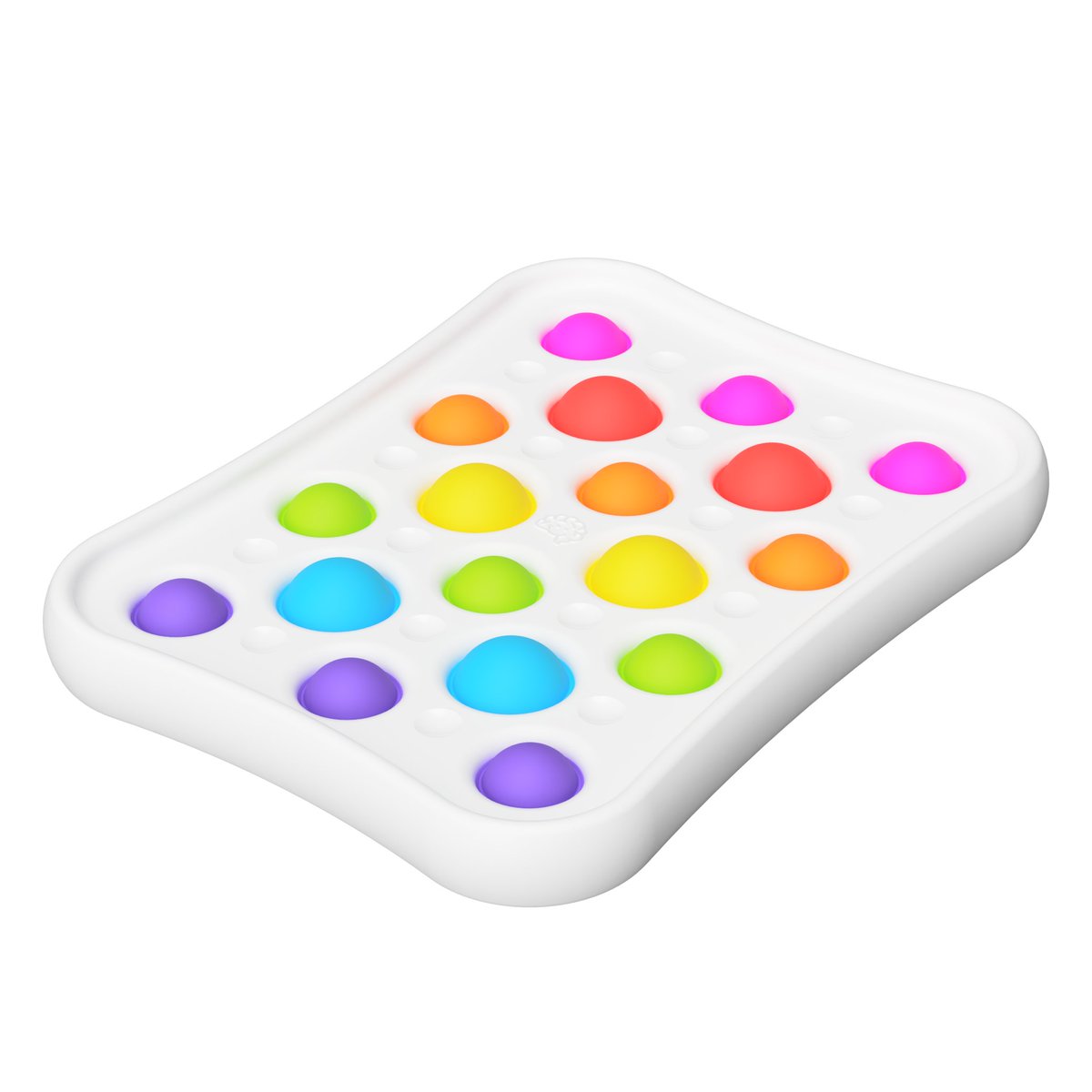 TheToyInsider's tweet photo. Most #Dimpl products feature bright colors and #DimplPops include pretty much the whole rainbow 🌈 #fidgettoys #fidgets https://t.co/uv2lOalQBB