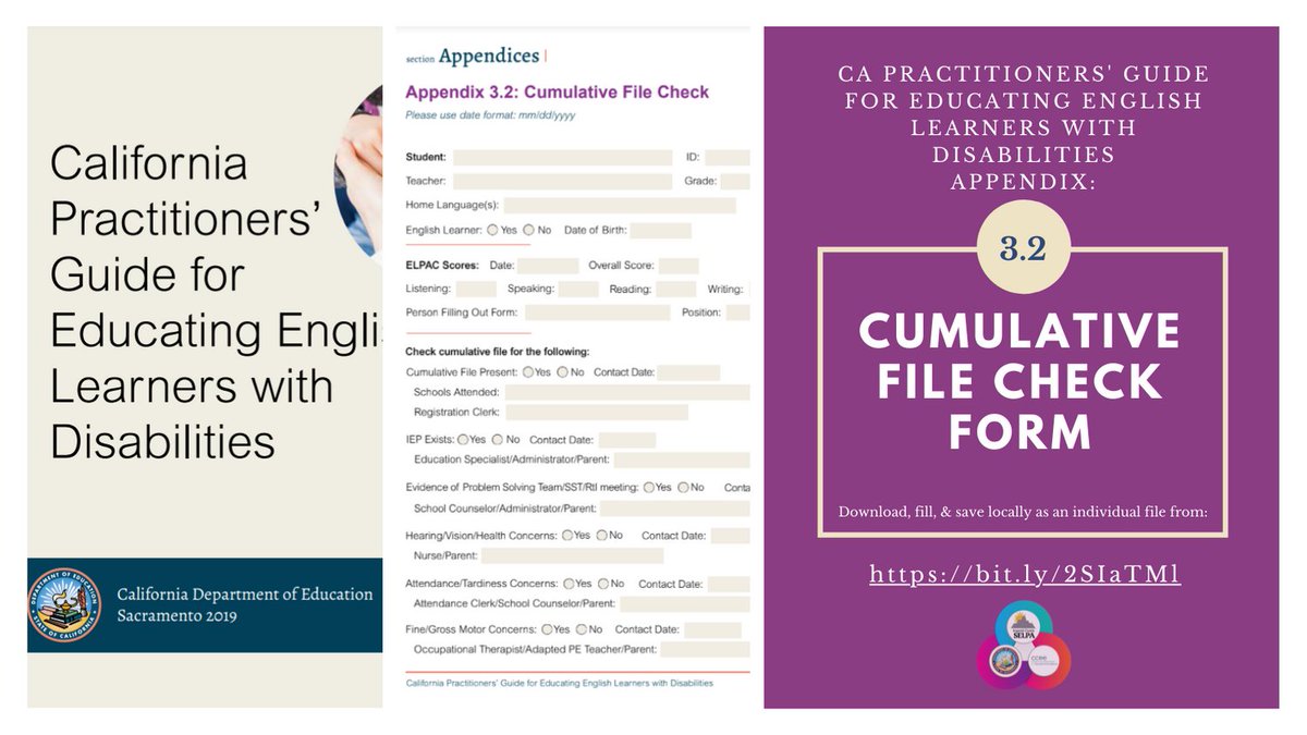 el_swd's tweet image. Extrinsic factor investigation, summary of interventions, &amp;amp; mult. data measures are recommended in pre-referral process. This form supports teams review the cumulative file to ensure all areas of concern are addressed &amp;amp; to ID areas for investigation. bit.ly/2SIaTMl