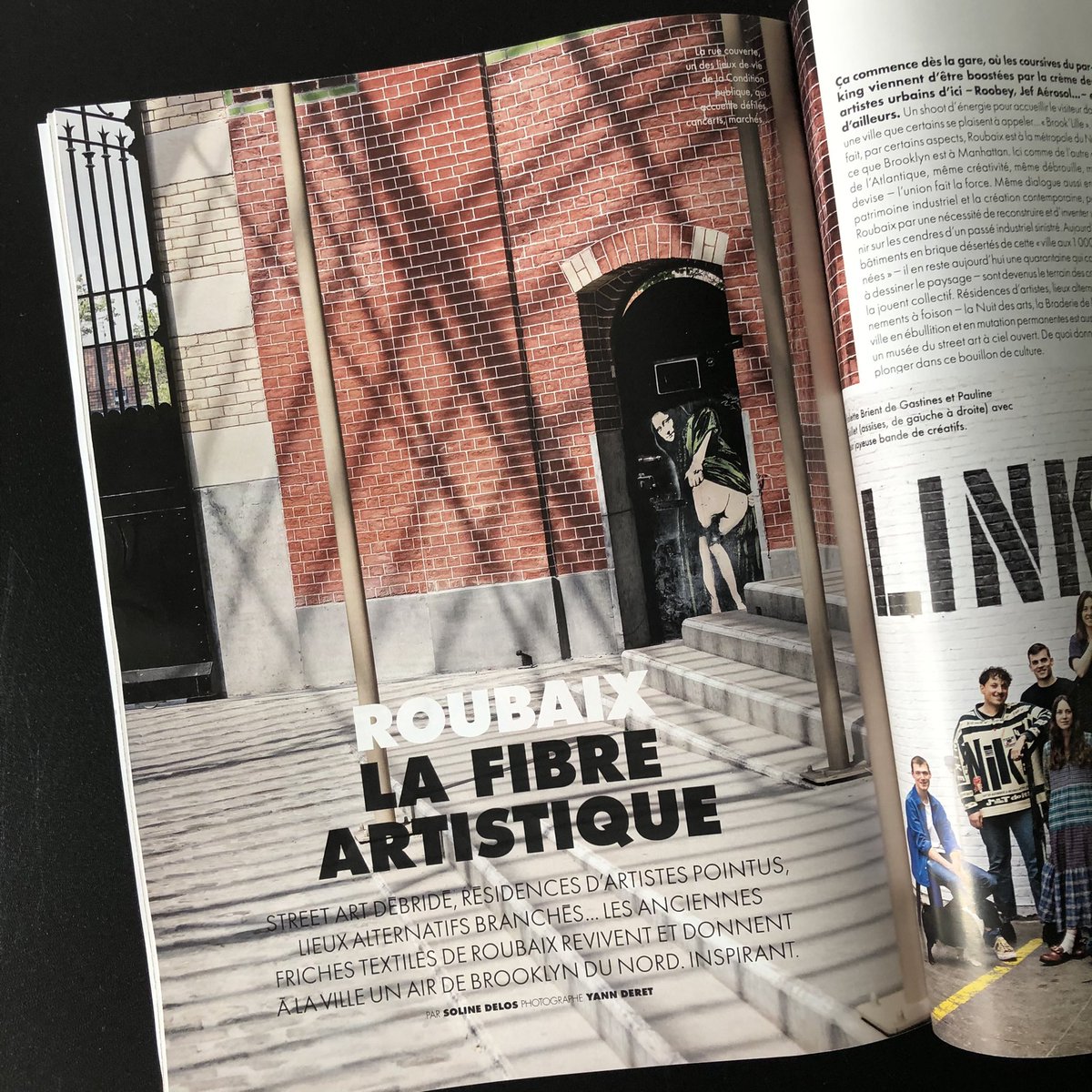 IloveRBX's tweet photo. 😎🔎La fibre artistique de #roubaix à l’honneur dans le @ELLEfrance national cette semaine ! 
Un beau papier signé @solinedelos que l’équipe #iloverbx a eu le plaisir d’accompagner à la découverte de la ville... #iloveroubaix #helloroubaix #hellolille https://t.co/bfb0FB1USp