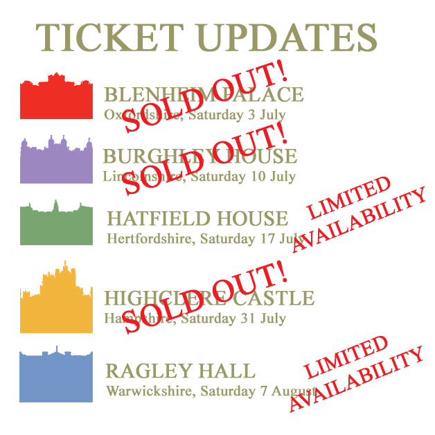 ***🚨 TICKET ALERT! 🚨 ***
Our <a href="/burghleyhouse/">Burghley</a> Concert has SOLD OUT!
☀️SUBSCRIBE TO THE WAITING LIST ☀️
Be the first to hear if tickets for Burghley House Battle Proms become available
battleproms.com/waiting-list/
Limited availability at @Hatfield_House and <a href="/RagleyHall/">Ragley</a>!