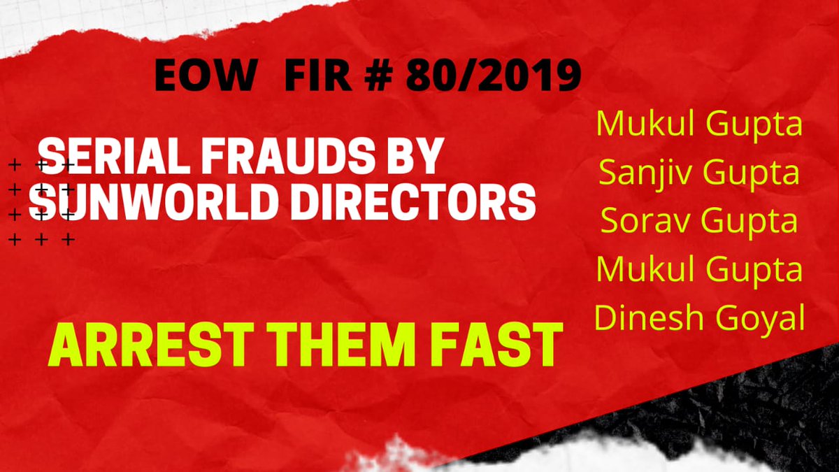 DTPuneet's tweet photo. @EOWDelhi @DelhiPolice @CPDelhi Great Job
I would request u to also upload the full pic of the arrested absconder, so that #cheatedhomebuyers can be aware in future
The same action we request in our FIR 80/2019 as well &amp; to be declared absconder ASAP
#DilKiPolice  
#BharoseKiPolice
#sunworldscam
#sunworldfraud https://t.co/0VUsM4FRYn