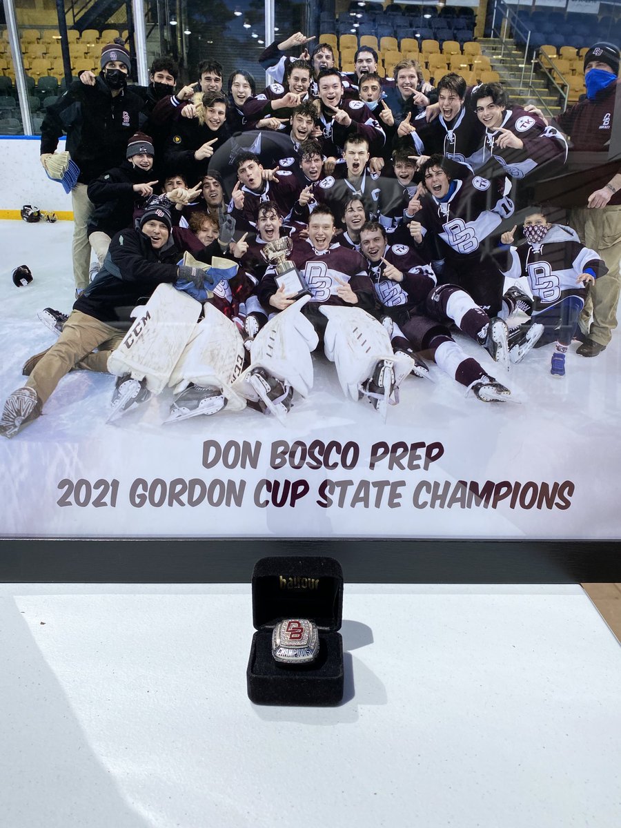 DBIronmenHockey's tweet photo. Closing out the 2021 Hockey Season!

#1 Team North Jersey ✅
#1 Team Star Ledger ✅
#1 Team Hockey Night in Boston ✅
#1 Team MyHockeyRankings ✅
NJ Team of the Year ✅

💍 Party Time! Congrats Boys! #TK 

⁦@DonBoscoIronmen⁩ ⁦@IronmenAthletic⁩ ⁦@BoscoPride⁩ https://t.co/jTjwtEQRtc