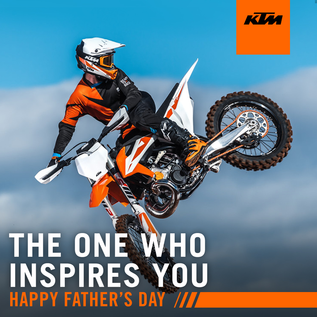 KTMMalta's tweet photo. Aim higher! Happy Father’s Day.
#fathersday #KTM #Malta #ReadyToRace https://t.co/DlkbaOvtRx