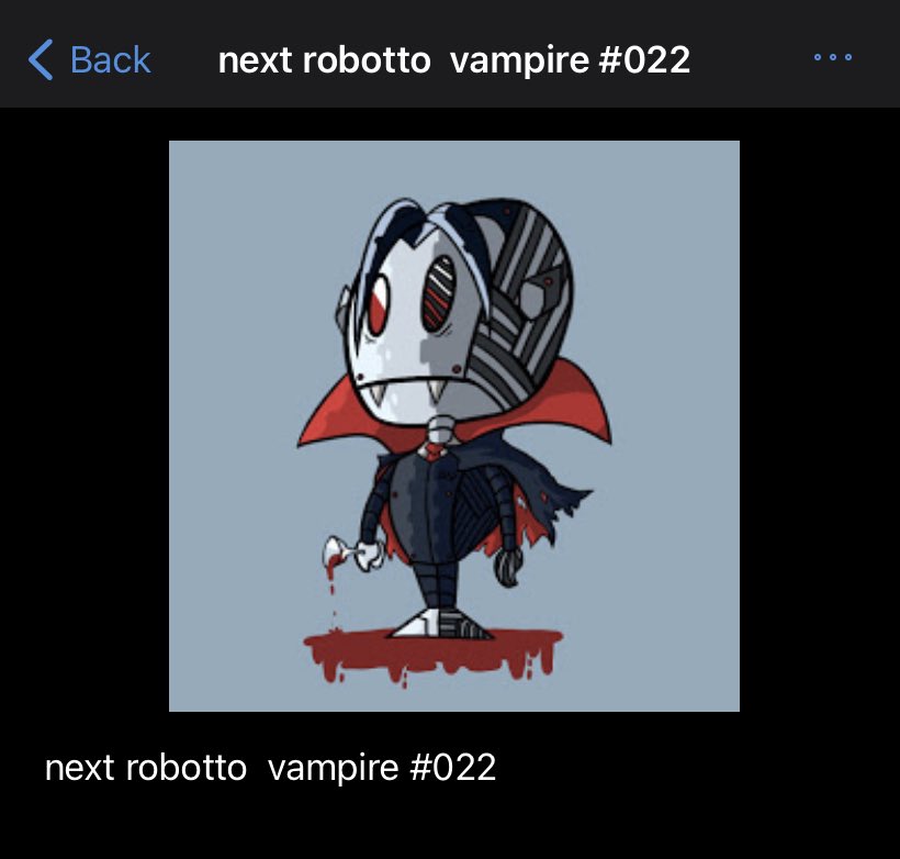 TrbgApparel's tweet photo. Proud Owner of #22 by #NFTartist @BBoom43105925 aka #Robotto https://t.co/BviS6cb1WH