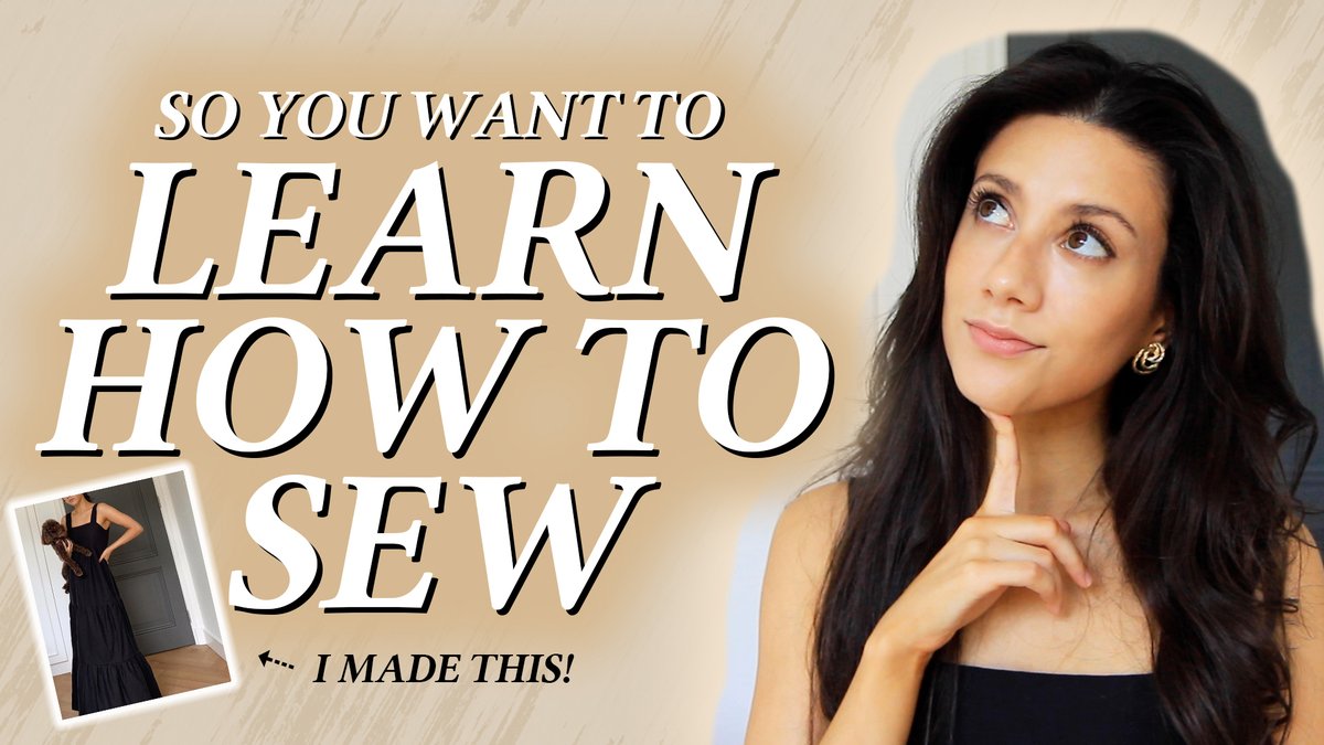 **NEW VIDEO** How to Teach Yourself How to Sew youtu.be/LEnCgxlURKU
