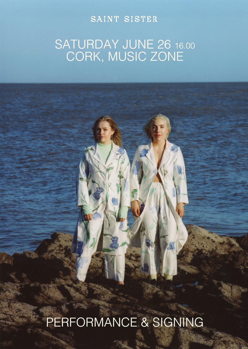 MusicZoneDV's tweet photo. Live Music!! We are delighted to welcome @Saint_Sister_ to perform a special in-store outside (our first out-store!) next Saturday June 26th at 4PM for the launch of their new album 'Where I Should End'! #SaintSister #WhereIShouldEnd https://t.co/ZeVL4n0aT0