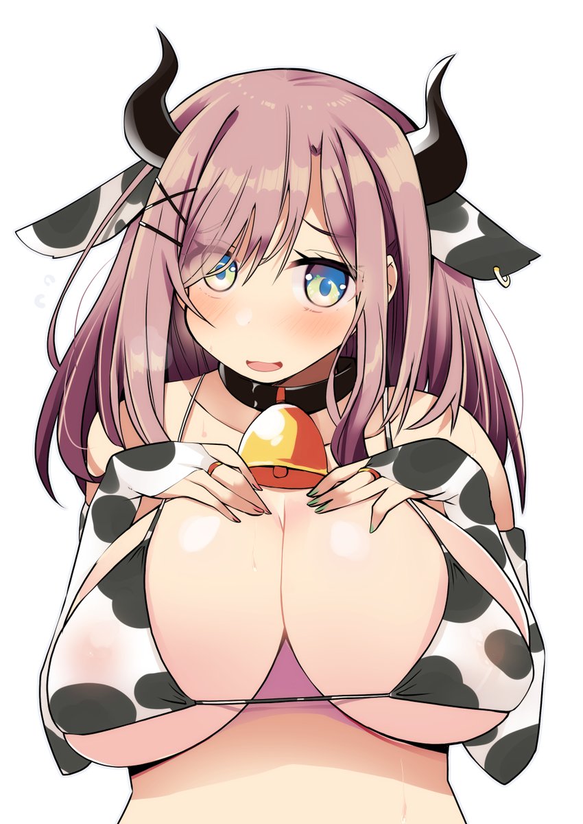 赤井はあと 「#もう一度TLを牛柄ビキニでいっぱいにしたい 」|しろがね🌱ことしもよろしくねのイラスト
