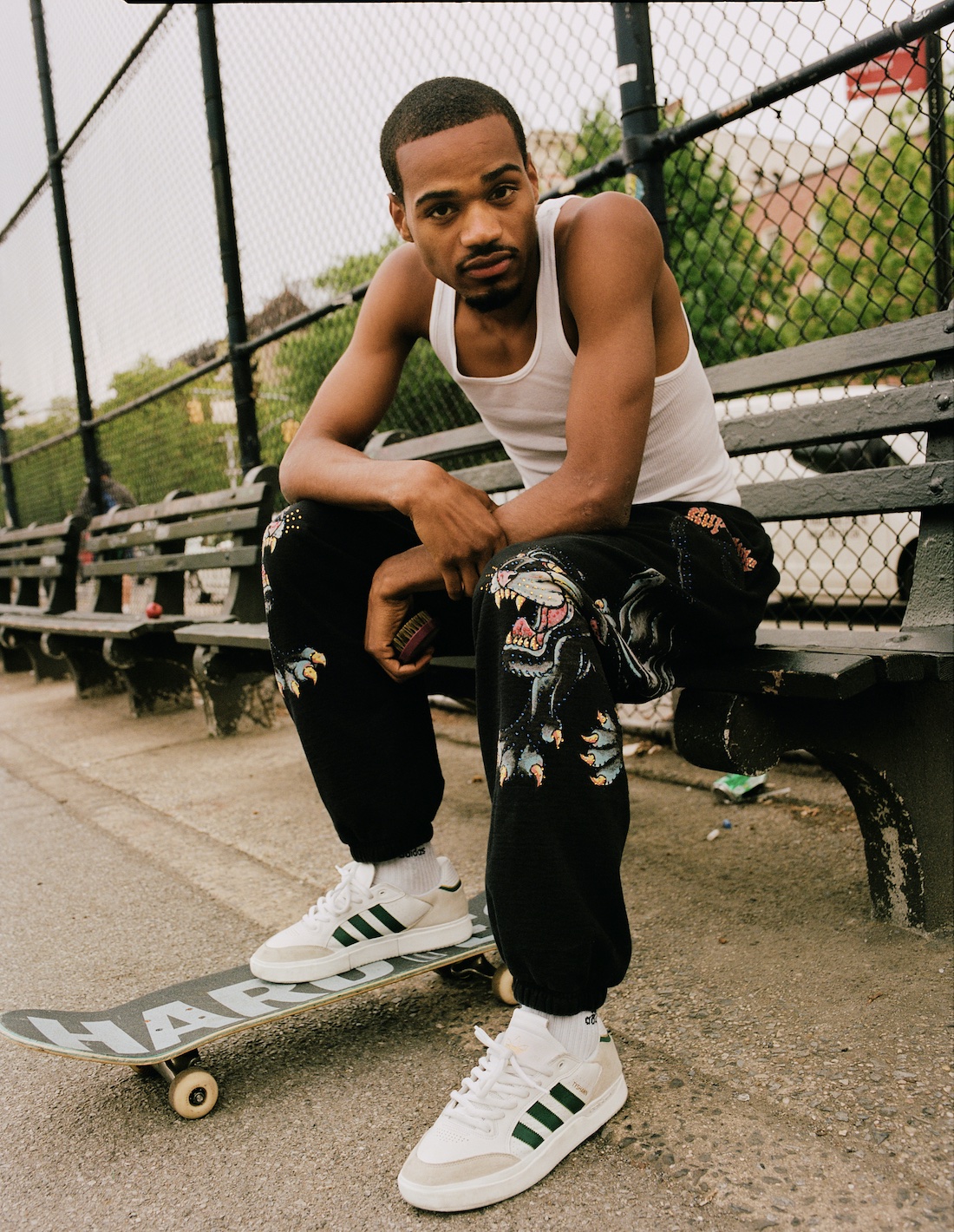Adidas track pants store and vans