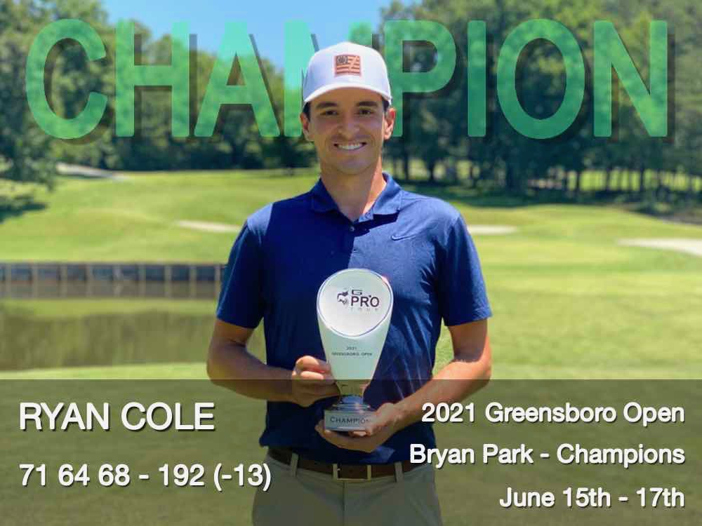 More 🏆 🏆 for JMU Alumni!

Congrats to Ryan Cole for rolling to a win at the <a href="/GProTour/">GProTour</a> Greensboro Open!

#GoDukes
