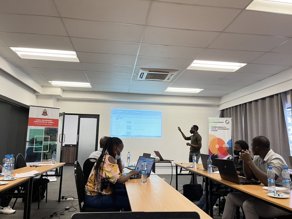 “If we get the cash flow projections right, the business sustainability is guaranteed” James Kema during the Business Plan Development for Enhancing Local Government Capacity for Development Project for Copperbelt Local Authorities