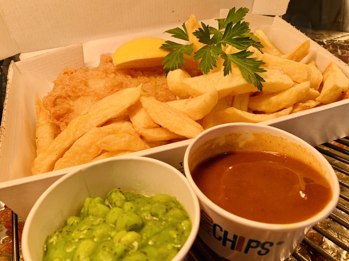 With a big game kicking off at 8 this evening why not ‘ Keep it British’ just like the football &amp; choose fish &amp; chips for tonight’s dinner! And don’t forget which ever side your on Mushy peas or Curry sauce, they are both winners to us😉 #keepitbritish #lovefood #fishnchips