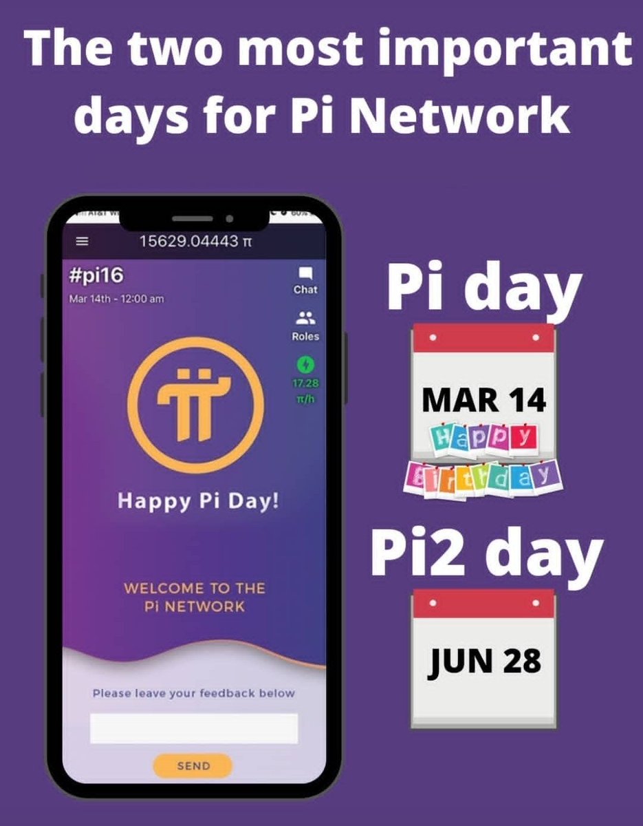 PiNetworkDigi's tweet photo. Pi Network Days
#Pi2Day #PiDay #PiNetworkDigi #PiNetwork #HappyPiDays #PiSocity #BuildPi2gether https://t.co/xVtsJOyISy
