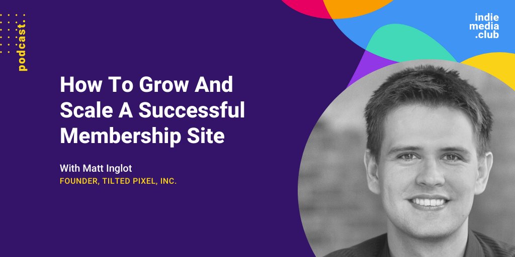 Our episode with Matt Inglot is live!

Matt is the founder of <a href="/tiltedpixel/">Tilted Pixel Inc.</a>, an agency dedicated to helping 6 and 7 figure membership site owners grow their business.

Listen to learn how to grow and scale a successful membership site: loom.ly/NkuJq7o 

#membership