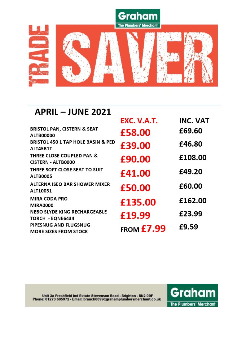 Graham_Hove's tweet photo. The new @Graham_Merchant  #TradeSaver &amp; #AlwaysAvailable offers are out now! Guaranteed fair and consistent prices that are fixed for 3 months at a time. Pick up a copy from #Brighton #Sussex branch and start saving, or visit  https://t.co/niSzY4Rz82 https://t.co/HGB05AHX8b