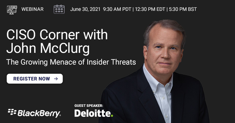 Did you know insiders are responsible for 75% of all #securitybreaches?

Join us at our next CISO Corner to learn proven risk management strategies for preventing and mitigating insider threats. Register now:
bddy.me/3iQzr0d