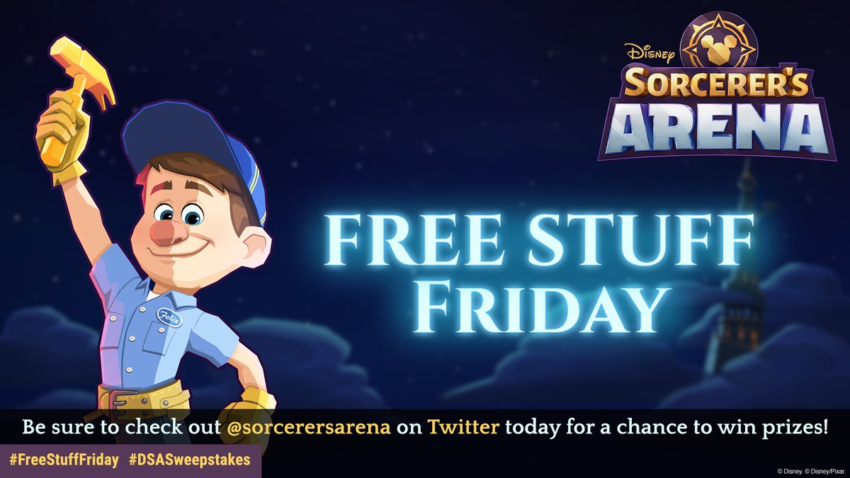 SorcerersArena's tweet image. 15 lucky summoners who RT this tweet with their DSA PlayerID and the hashtags #DSASweepstakes and #FreeStuffFriday between now and 5pm PT will win 10 Fix-It Felix, Jr. tokens!
No Purchase Necessary. Restrictions apply, see Official Rules: bit.ly/2QQXDR8