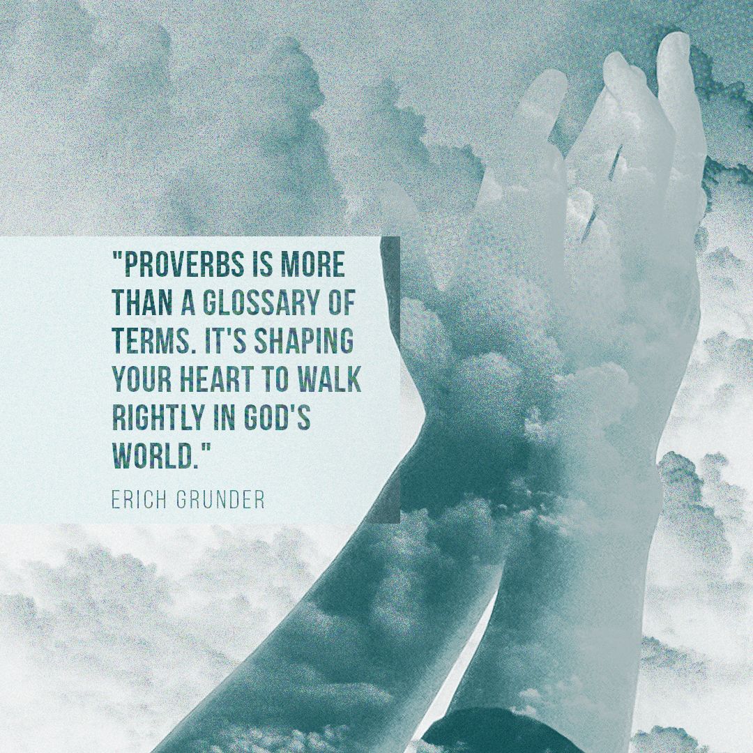 SunHillsChurch's tweet photo. "Proverbs is more than a glossary of terms. It's shaping your heart to walk rightly in God's world." - Erich Grunder https://t.co/exPv9khXxn