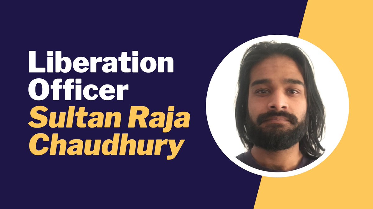 UoNSU's tweet photo. Your new Liberation Officer for 2021/22 is... 

🎉 Sultan Raja Chaudhury 🎉

Congratulations! 👏 https://t.co/h25SlyF9sH