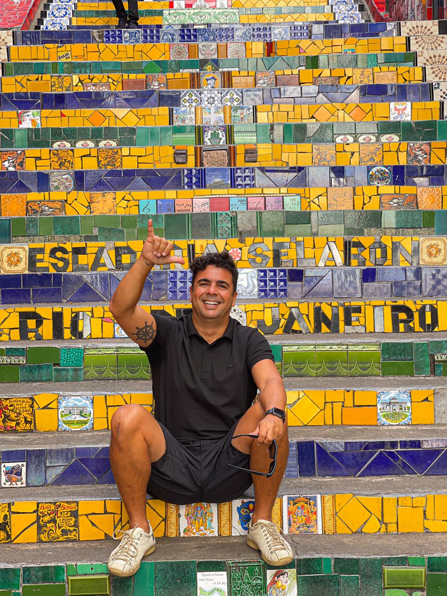SaveiroDonJuan's tweet photo. Rio de Janeiro e suas maravilhas 
Escadaria selaron - Lapa https://t.co/abWW8xhzTy