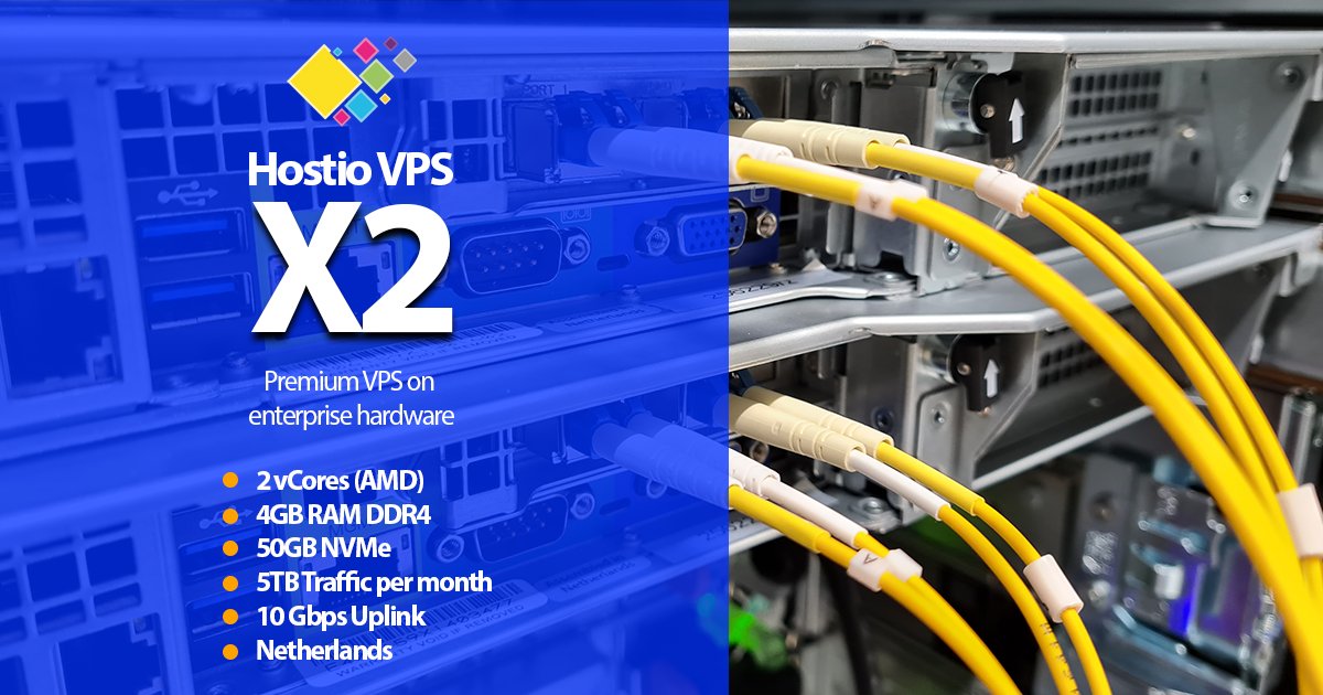 HostioSolutions's tweet image. Did you know that with #HostioSolutions, you can get started for €19 per month? Visit our website for more information!

hostio.solutions/virtual-server

#VPS #virtualserver #cores #nvme #ram #netherlands #datacenter