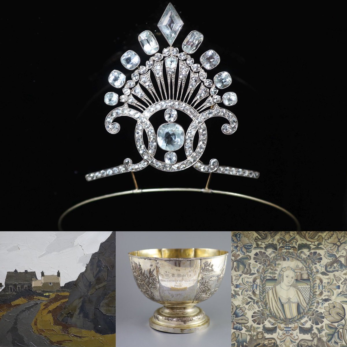 Gorringes's tweet photo. The Summer Fine Sale 
on 29th June 2021
is now LIVE to view online!

https://t.co/AiYnSZYm7S

#cartier #johnconstable #grayselegy #martinware #royalcollegeofsurgeons #kyffinwilliams #juliantrevelyan #taxidermy #gorringes #silver #fineart #ceramics #jewelry #gold #coins #medals https://t.co/tOupPmgBXb