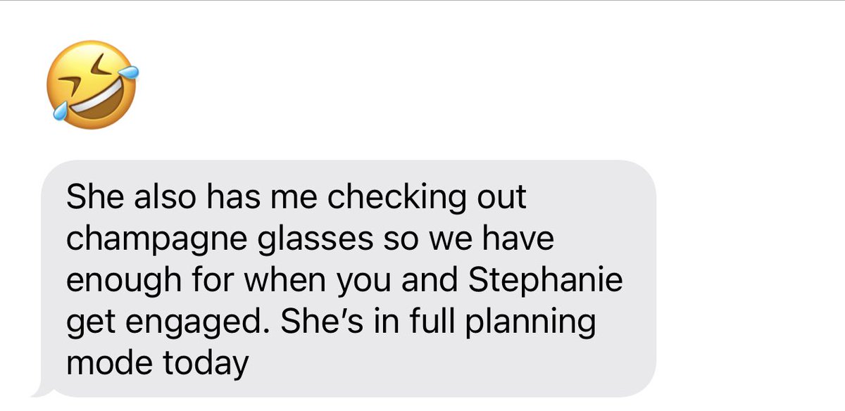 GenevieveBohnak's tweet photo. On another note, a text I received this morning from my SIL 🤣 #OhMartha https://t.co/qfRIJYUsOy
