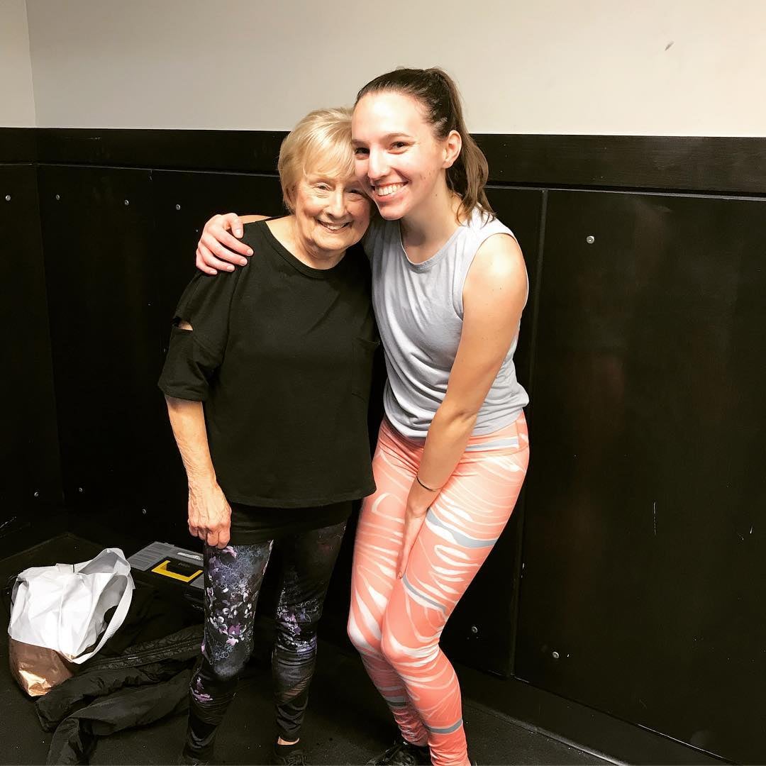 MichaelMareagle's tweet photo. Pic of my mother (86 yrs) & my niece Kerin (21 yrs old) 2018. They just finished yoga class. How cool is that! Separated by 65 yrs, enjoyed a strenuous yoga class together. Imagine doing a workout with your Grandmother, momentous! #NotHelpless #Independent #exerciseismedicine https://t.co/hfRlSRgNdO