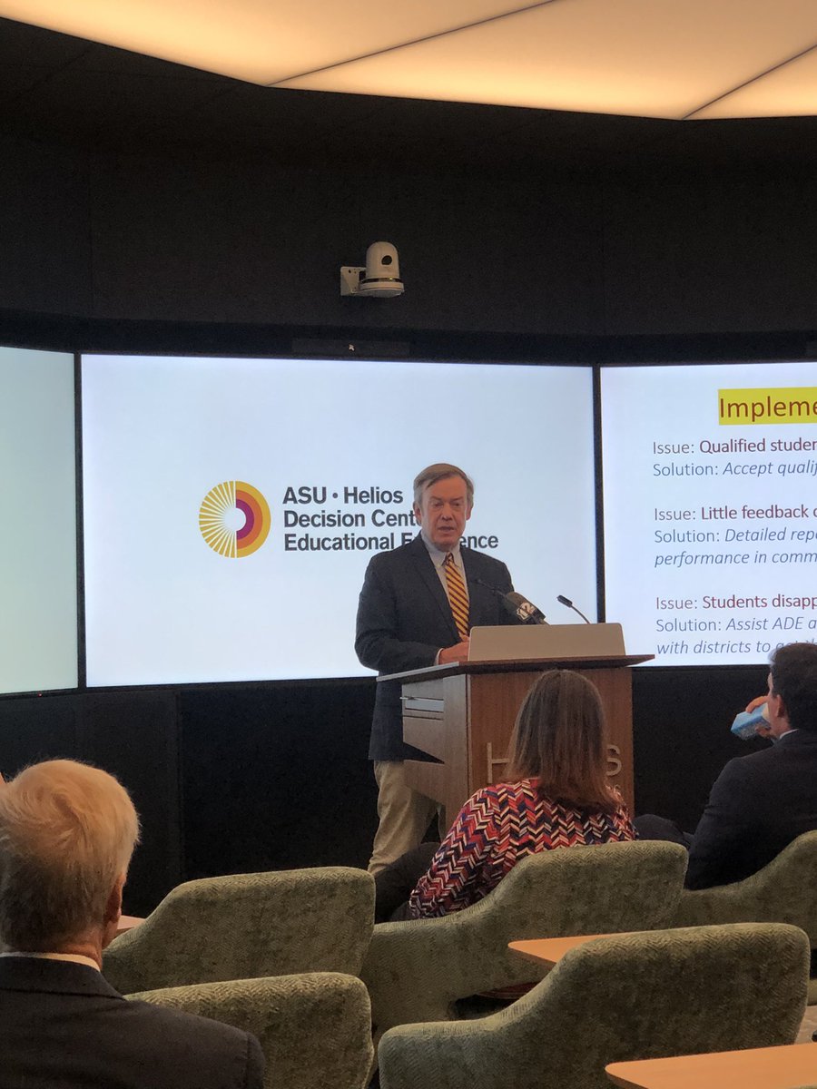 HeliosEdFnd's tweet image. .@michaelcrow emphasized the importance of #Arizona reaching its @Achieve60AZ goal to stay competitive, empower learners across their entire life. The @DCEdExASU will allow leaders to use data &amp;amp; make informed decisions leading to improved student outcomes and economic prosperity
