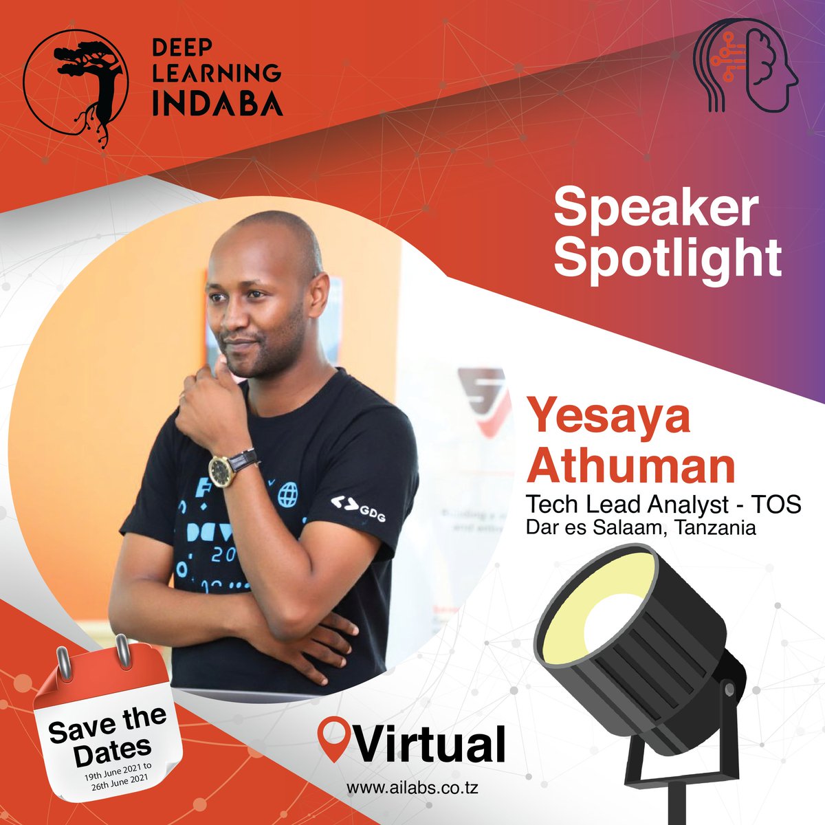 <a href="/YesayaSoftware/">Yesaya Software 🇹🇿</a> is part of the eShangazi Chatbot which educates on sexual and reproductive health.
 
Connect with Yesaya: linkedin.com/in/yesayaathum…

Register here: ailab.co.tz/indabax/

#TanzanAILab #IndabaXTz2021 #speakerspotlight