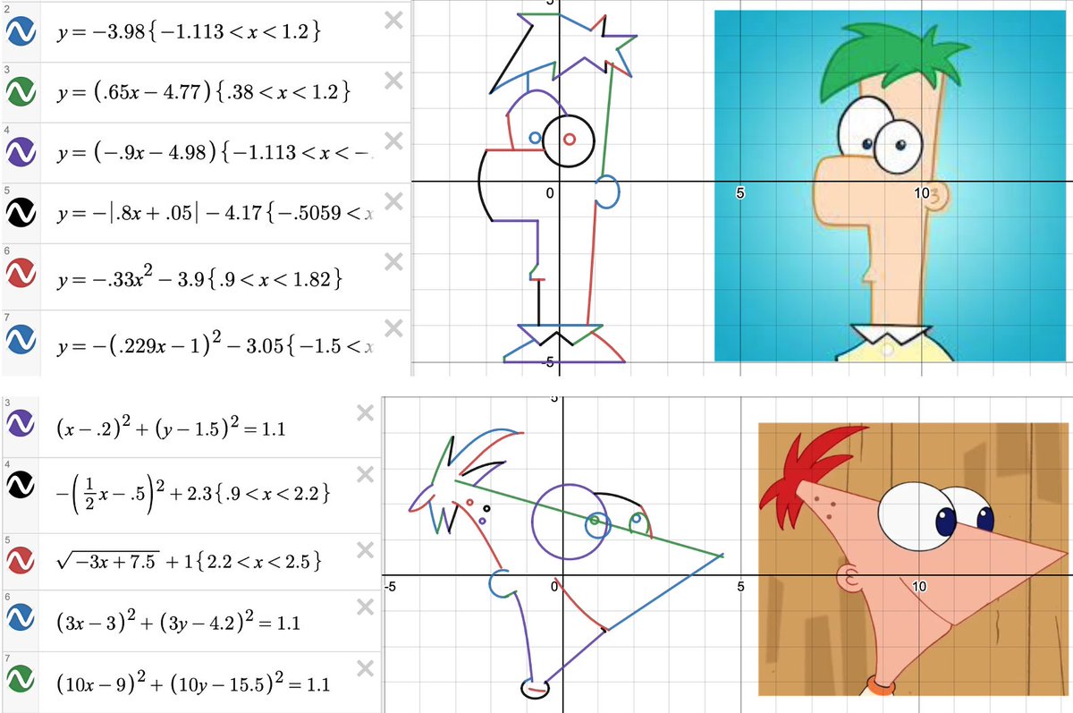 MrValencia24's tweet photo. Always impressed with the amazing work of my ss at #WeAreChappaqua. Check out some of their final @Desmos Art Projects 🙂👩‍🎨🧑‍🎨

#MTBoS #ITeachMath #MathPlay #MathisFun #MathChat #Maths #MathArt #MathEd https://t.co/8ww5HojAWl
