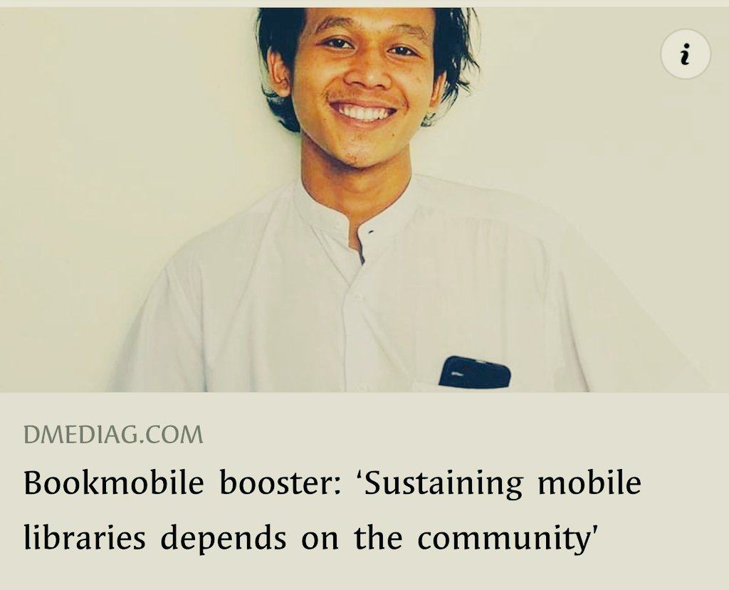Arakan_Today's tweet image. #Myanmar;
A youth group in #Sittwe pioneered the idea, opening a #mobile_library in the #Arakan capital last month. Since then, more bookmobiles have popped up in other Arakan State townships.

dmediag.com/interview/3016…