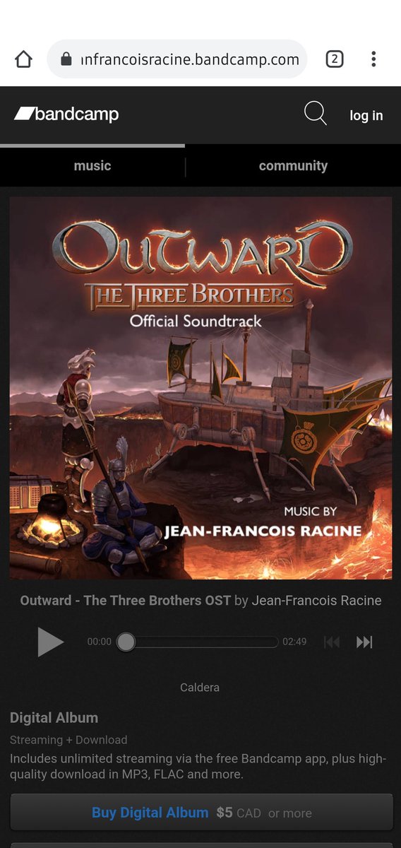 _TotalNoobSauce's tweet image. I'd get the dlc just for the epic soundtrack alone! #Outward #TheThreeBrothers