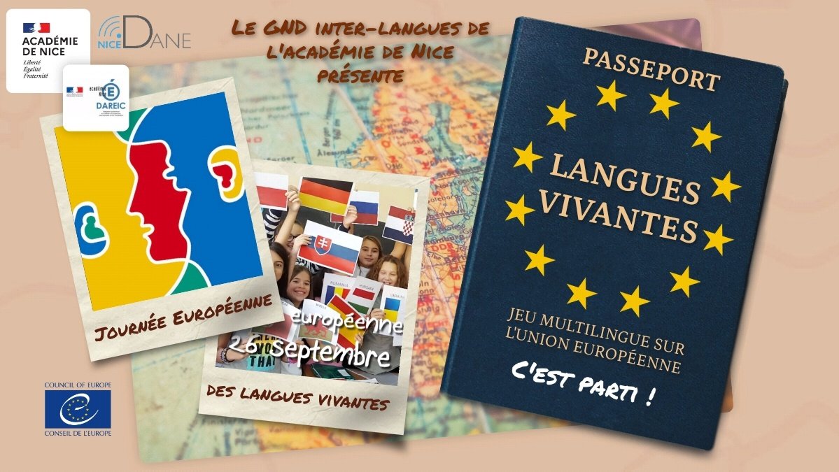 EspagnolAcNice's tweet photo. En préparation de la #JournéeEuropéennedesLangues 🇪🇺 du 2️⃣6️⃣ septembre, le #GND #interlangue @AzurGnd de l'@AcademieNice vous propose d'ors et déjà un kit pour vous aider à célébrer de manière ludique et festive les #LanguesVivantes européennes !
👉https://t.co/EABHVHfGSP https://t.co/oa4xFUHdyr