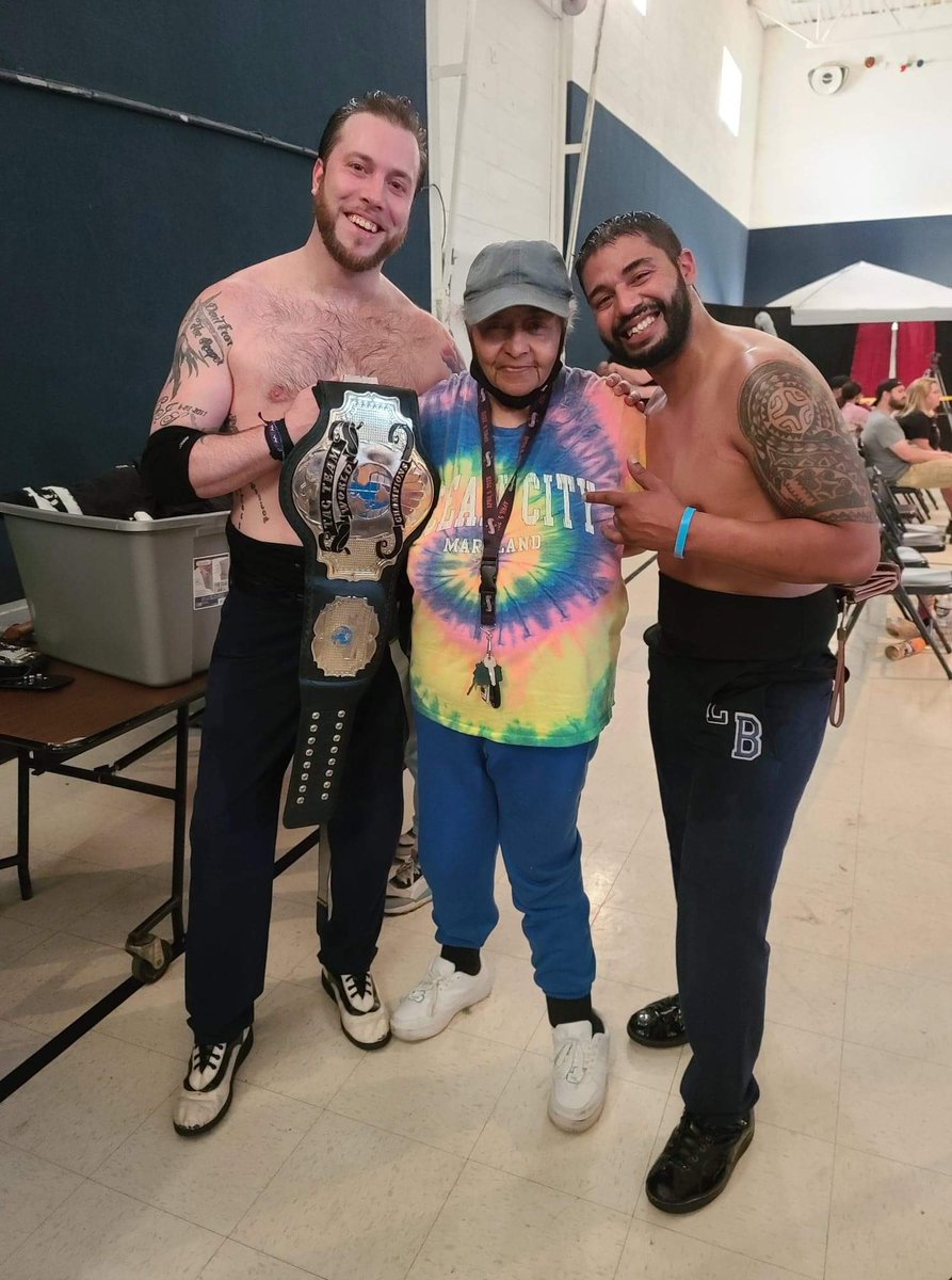 TheGentJK's tweet photo. Thank GOD itโs #SPFanaticFriday! And thank GOD for โMomโ 1 of our absolute favorite #SPF Gals! Housed us/fed us & showed us love & generosity when we were on the road for #WWE before the pandemic! Was the 1st time weโve saw her in over a yr. A beautiful reunion! Sheโs the best!โค๏ธ https://t.co/Sk340QWoqj