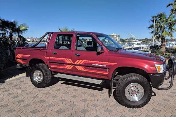 1989 Toyota Hilux Crew Cab SSR 4x4 5-Speed for sale on BaT