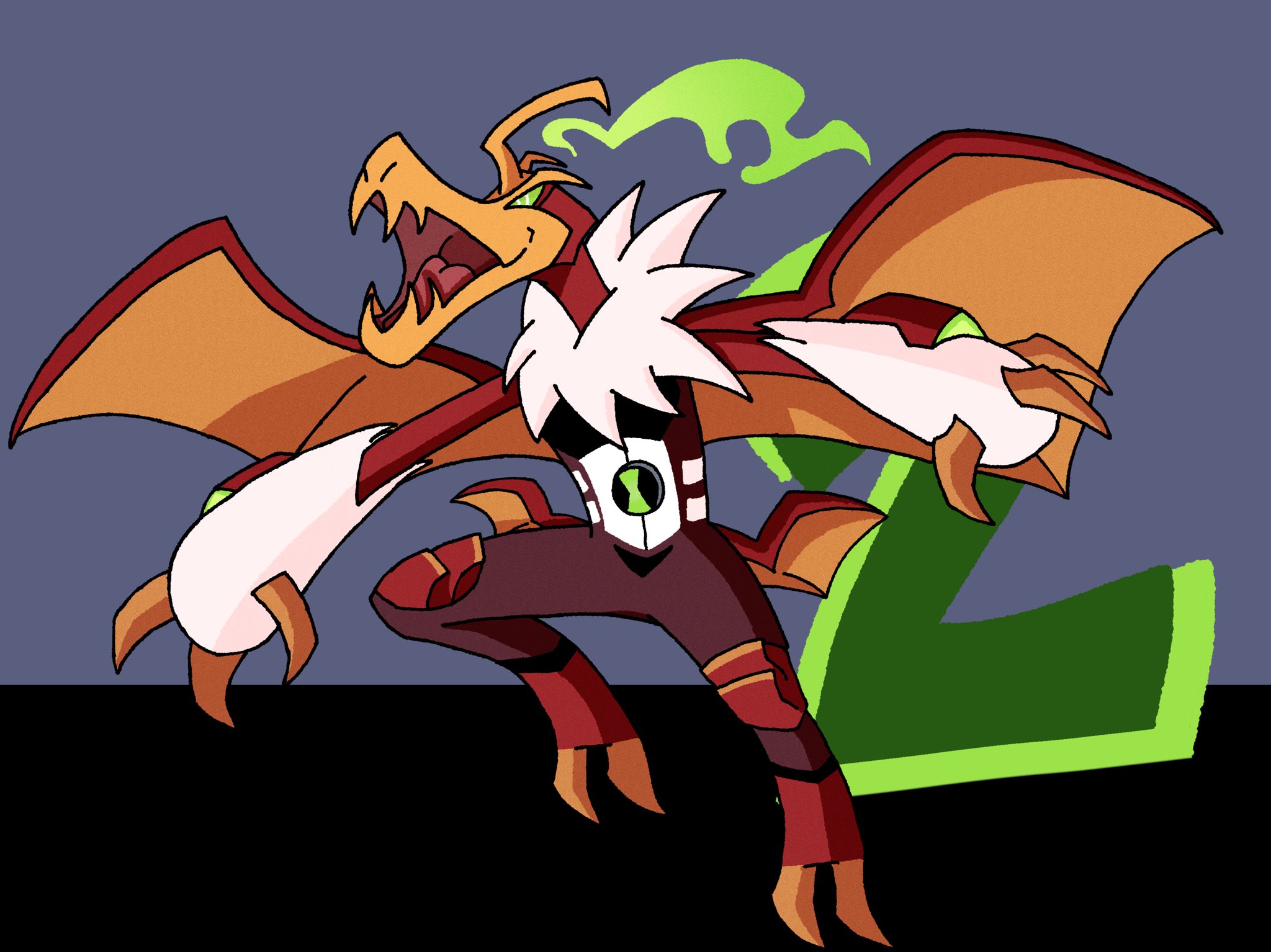 Ezra,The jester on X: "Jen's second transformation #Astrodactyl #ben10  #myart #creaturedesign #Artistontwitter https://t.co/XvX6NjtyrF" / X