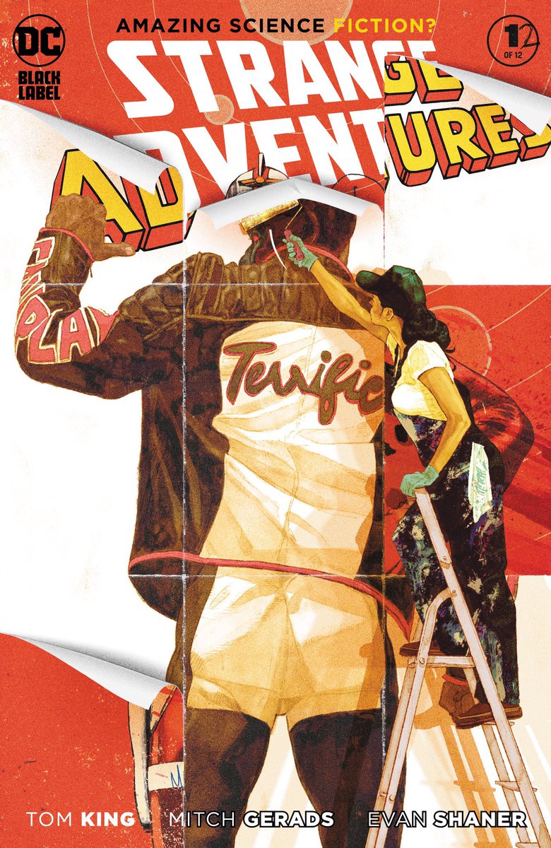 MitchGerads's tweet photo. This is the end.

Here’s your first look at my cover for STRANGE ADVENTURES #12. The conclusion!!! NOOooooOoooo! 🪐🪐🪐

@DCComics @thedcnation https://t.co/sQl5nezvHr