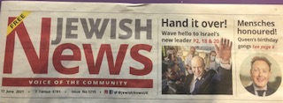 JewishAnglo's tweet photo. The Anglo-Jewish Association (AJA)'s President, Michael Newman, made the front cover!
#OBE #Jewishcharity #Queensbirthdaylist #Jewish #LondonJewish #JewishNews #Goodnews https://t.co/qkX0SlXPjf