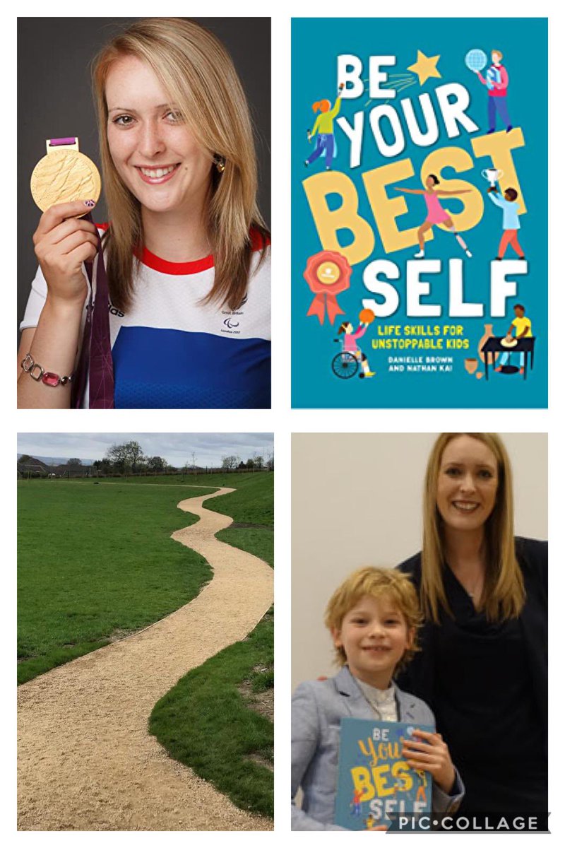 eldon_primary's tweet photo. Healthy Fortnight Is being kickstarted by our brand new track facility with the help of @danibrownmbe, 2x Paralympic Gold Medalist and children’s author! Her best selling book will inspire us to write on #worldwritingday! @tes #TesAwards2021 #English https://t.co/qE4lqkNpAo
