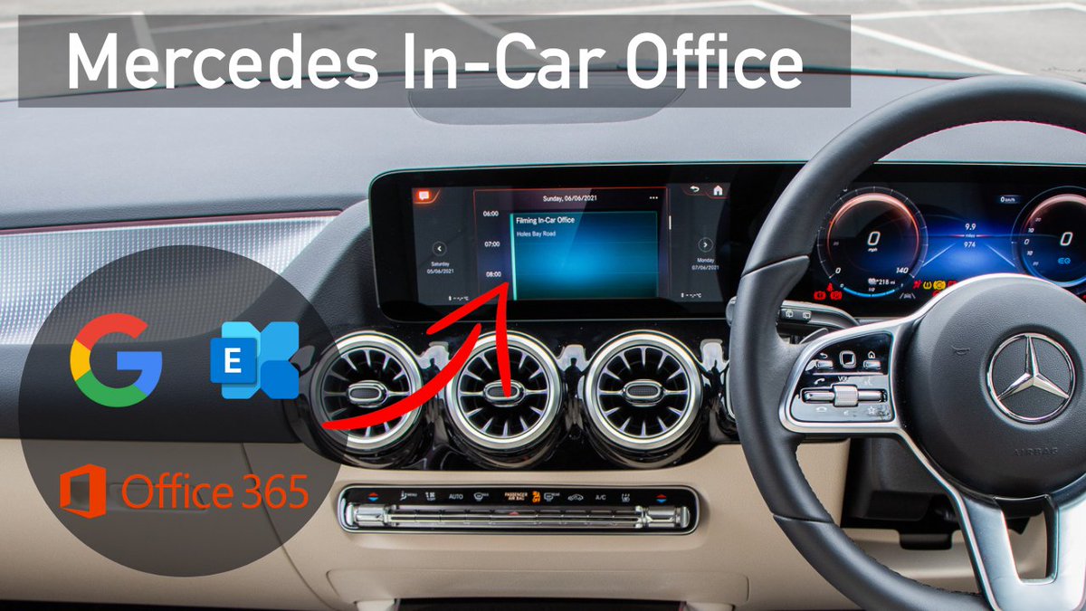npoleary's tweet photo. Ever wondered what Mercedes In-Car Office is? This video today shows you what it looks like and how to get your calendar, emails &amp; To-Do lists to your multimedia system in your car.

https://t.co/o6wDTotLW5

#MercedesInCarOffice #MercedesTutorials #InCarOffice https://t.co/RpAItcCuEp