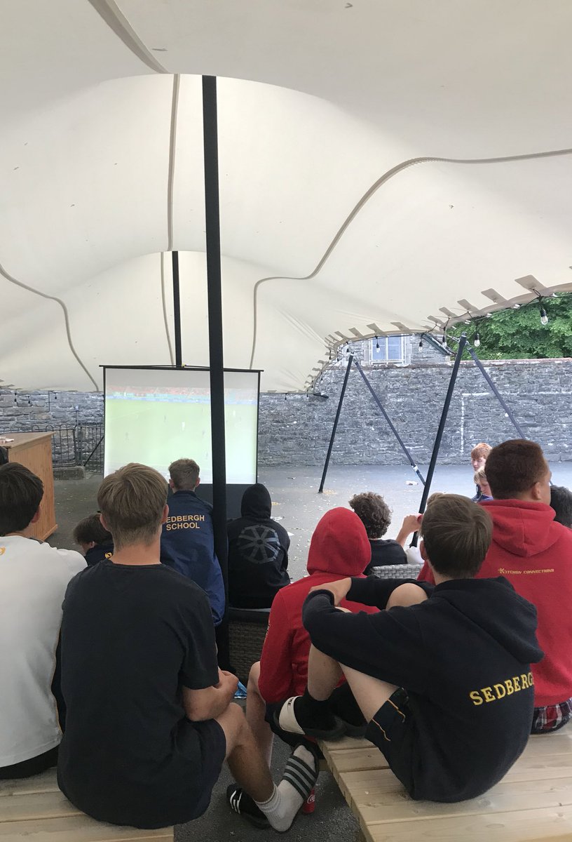 Well it is Friday evening and there is a small football game on <a href="/Hart_Sedbergh/">Hart House</a>