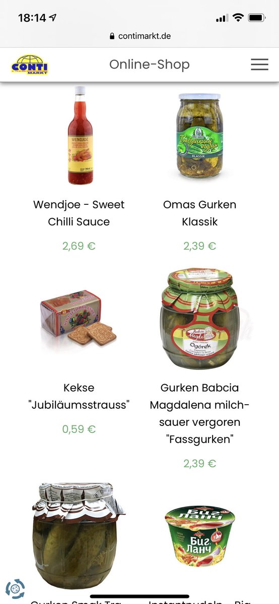 ContiMarkt's tweet photo. Unser Online-Shop füllt sich langsam mehr und mehr ☺️ ein Blick lohnt sich allemal 🥰
https://t.co/2kWf7P11z6
#contimarkt #lingen #ems #onlineshop #onlineshopping #international #food #internationalfood #shopping #shoppingtime #haren #osnabrück #berlin #bayern #nürnberg https://t.co/DpQDPpxWG7