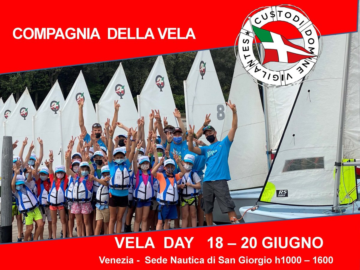 cdvvenice's tweet photo. "Vela Day" dal 18 al 20 Giugno ,   dalle ore 10.00  alle 16.00, https://t.co/WLdb1MSfT6