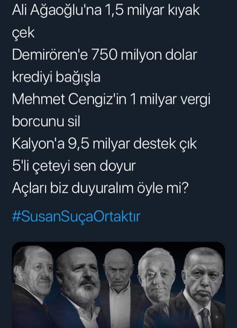 #SusanSuçaOrtaktır.😠