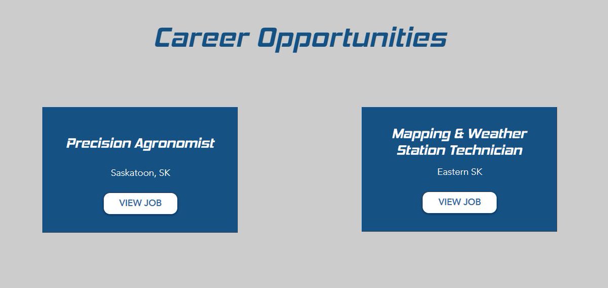 A couple new career opportunities have opened up at CropPro, to begin this upcoming fall season! Home locations are flexible, but looking in these general locations - Saskatoon and Yorkton/Eastern SK. Take a look at the full descriptions here: croppro.ca/company-info