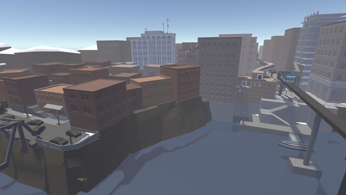 K_Dyomin's tweet photo. #leveldesign #blockout 
My diploma project from #OutBlock course in #XYZschool. Work focused on a sense of flow featuring city decorations. The main source of inspiration: I am alive.
Thanks mentors: @denve_r @itisbuzz @MaxPears

1/2 https://t.co/kRJJC4NP7e