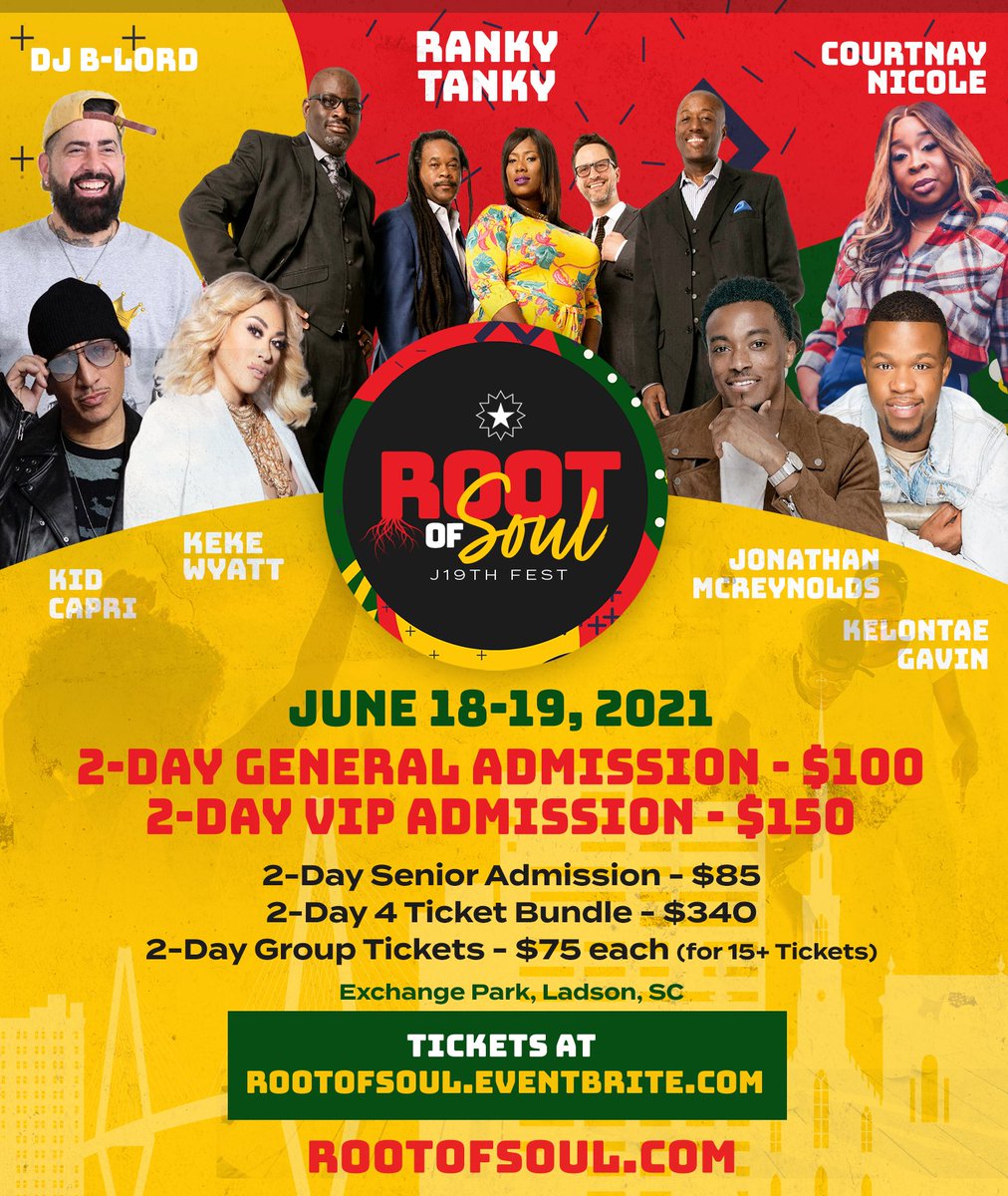 markfsimmons's tweet photo. Today and tomorrow, all of our hard work comes to fruition with Root of Soul: J19th Fest!!

We were fortunate to be tapped to build this brand from scratch and see it through, every step of the way! 

Visit the website at https://t.co/nHHMV4ikgP to see our work.
#RootOfSoul2021 https://t.co/s5aqchJW6K