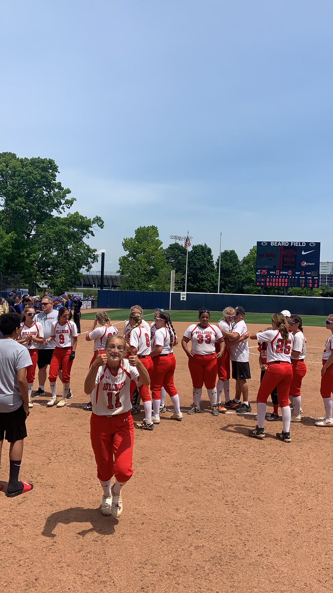 PIAA Class A State Finals:  STATE CHAMPS!!!  Senior Alison Huhn with the WALK-OFF!!!