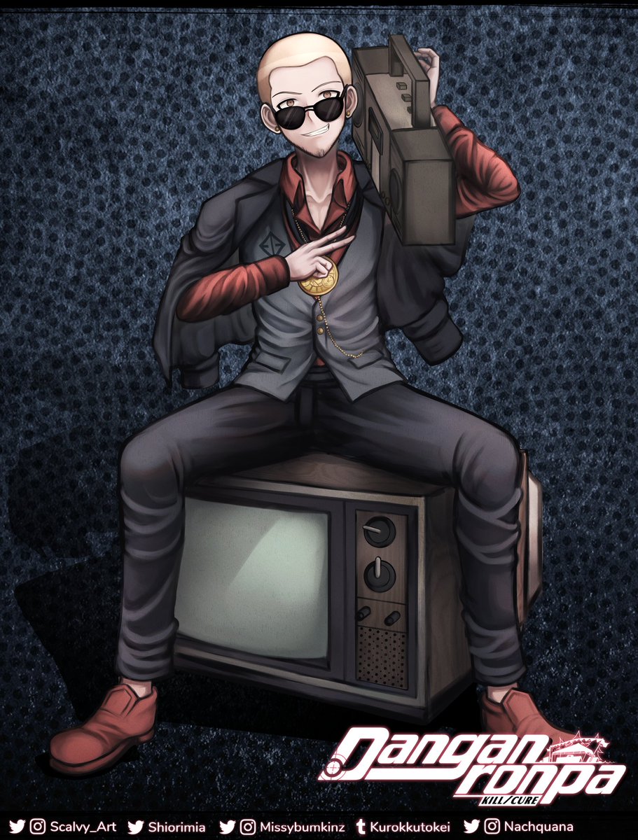 Nothing is too old school for Kunitaro, who will blast his music through the entire neighbourhood.
#danganronpa